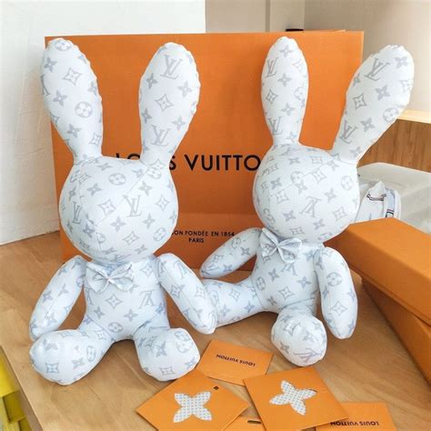 louis vuitton with pink bunny|louis vuitton figurines.